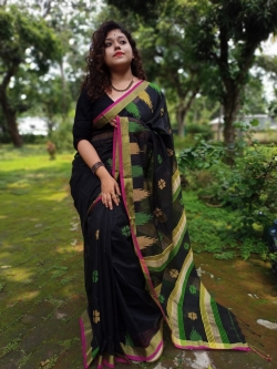 SOFT COTTON SILK BUTI SAREE WITH BLOUSE