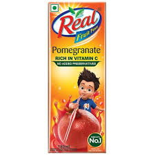 Real Fruit Power Pomegranate Juice 180ml MRP 20 (Pack of 30)