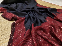 Cotton Silk Sequence Allover With Blouse
