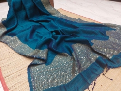 Cotton Silk Sequence Allover With Blouse