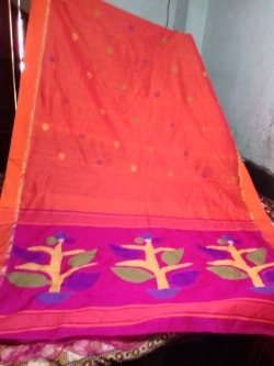 Cotton Silk Tree Design With Blouse