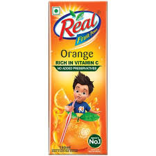 Real Fruit Power Orange Juice 180ml MRP 20 (Pack of 30)