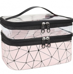 Double Layer Cosmetic Bag