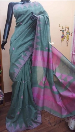 KHADI SILK COTTON BUTI SAREE