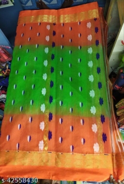 Cotton Silk Banarasi saree