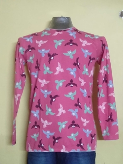 Fancy Printed Lycra Cotton Tshirt