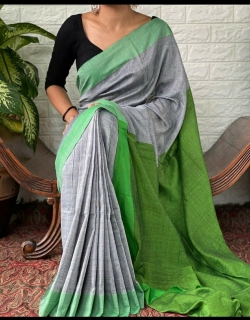 Cotton By Colour With Blouse