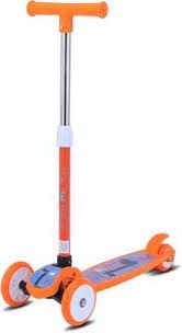 Little Olive Tikes 4 Level Height Adjustable Scooter with Extra Wide Brakes  (Orange)